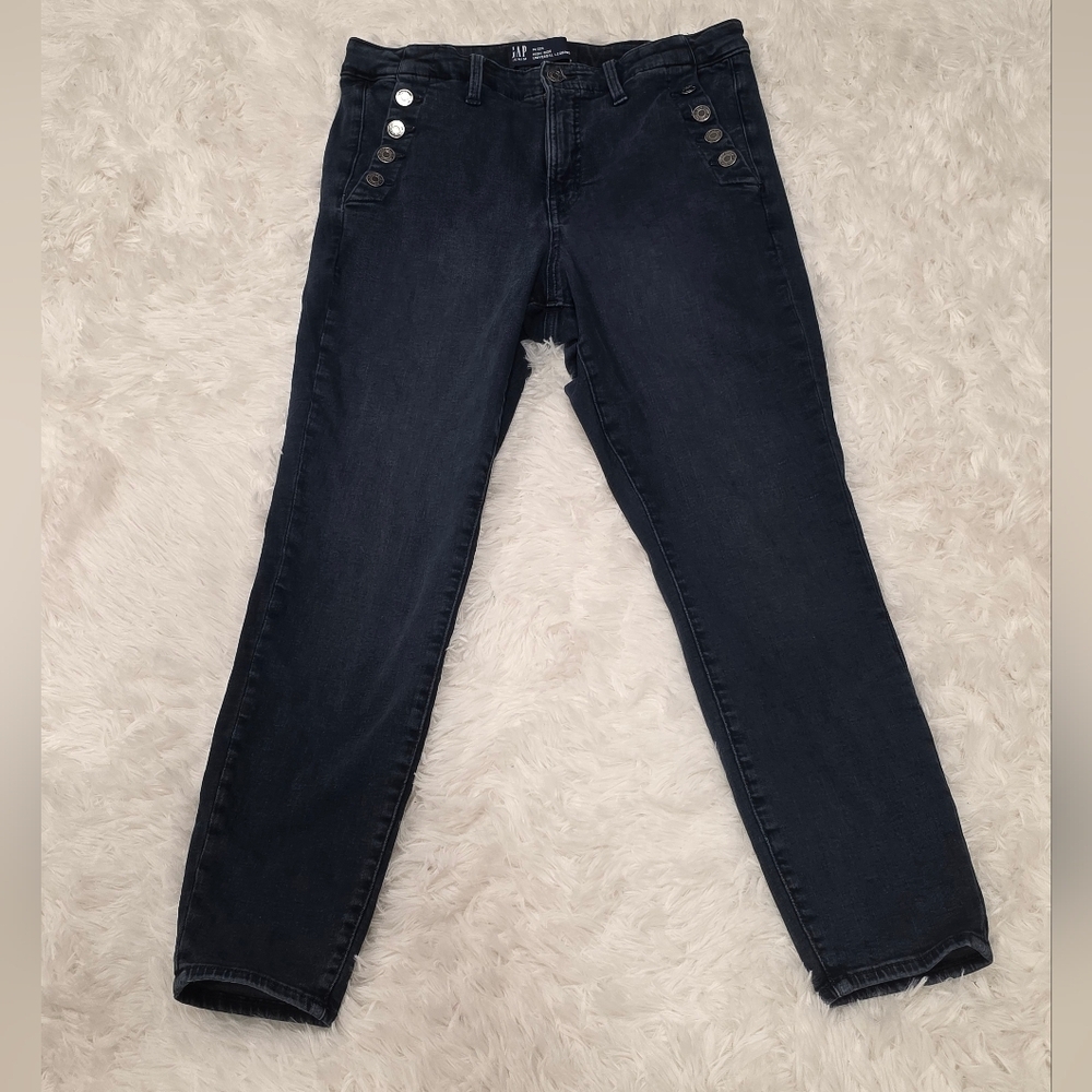 Gap High Rise Universal Legging In Dark Blue. Size 14